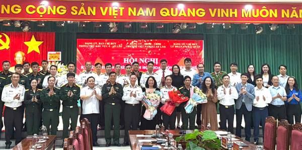 Hội nghị ký kết chương trình kết nghĩa giữa Đảng ủy Ban chỉ huy PTKV 4 - An Lão, Đảng ủy Lữ đoàn 679 với Đảng ủy - Hội đồng nhân dân - Ủy ban nhân dân - Ủy ban Mặt trận Tổ quốc Việt Nam xã An Lão, thành phố Hải Phòng.