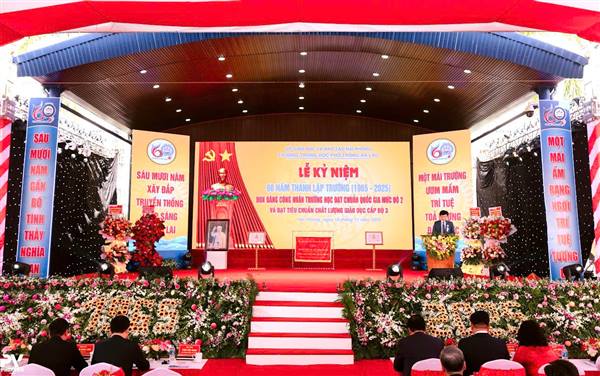 TRƯỜNG THPT AN LÃO KỶ NIỆM 60 NĂM THÀNH LẬP (1965-2025).