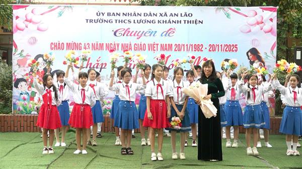 TRƯỜNG THCS LƯƠNG KHÁNH THIỆN TỔ CHỨC CHUYÊN ĐỀ “CHẮP CÁNH ƯỚC MƠ” CHÀO MỪNG NGÀY NHÀ GIÁO VIỆT NAM 20/11