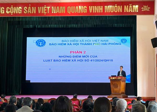 BHXH CƠ SỞ AN LÃO TẬP HUẤN CHÍNH SÁCH BHXH, BHYT CHO CÁC XÃ AN LÃO, AN QUANG, AN KHÁNH, AN HƯNG 