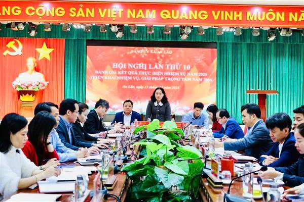 ĐẢNG ỦY XÃ AN LÃO TỔ CHỨC HỘI NGHỊ LẦN THỨ 10 ĐÁNH GIÁ KẾT QUẢ THỰC HIỆN NHIỆM VỤ NĂM 2025.