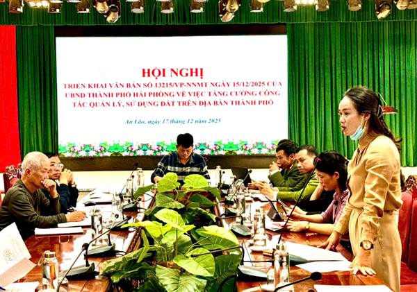 XÃ AN LÃO TĂNG CƯỜNG QUẢN LÝ ĐẤT ĐAI TRÊN ĐỊA BÀN.