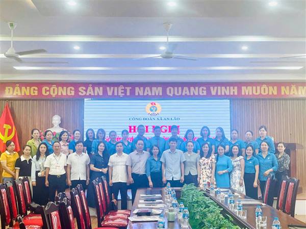 Xã An Lão tổ chức Hội nghị công bố các quyết định về tổ chức bộ máy, công tác cán bộ Công đoàn nhiệm kỳ 2025- 2028