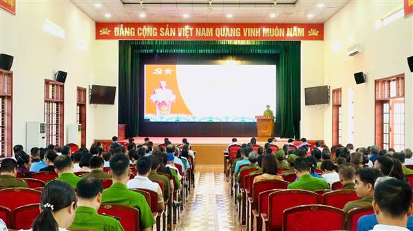 Công an xã An Lão ra quân cao điểm thực hiện mục tiêu xây dựng xã không ma tuý năm 2025