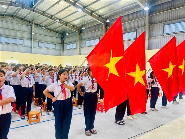 Trường THCS An Tiến khai giảng năm học mới 2025-2026