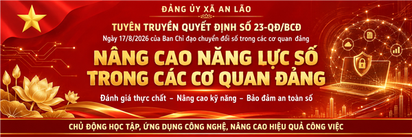 Xã An Lão tuyên truyền Bộ chỉ số đánh giá năng lực số và mức độ sẵn sàng chuyển đổi số trong các cơ quan đảng