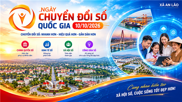 XÃ AN LÃO HƯỞNG ỨNG NGÀY CHUYỂN ĐỔI SỐ QUỐC GIA 10/10/2026 – LAN TỎA TINH THẦN CHUYỂN ĐỔI SỐ ĐẾN MỌI NGƯỜI DÂN