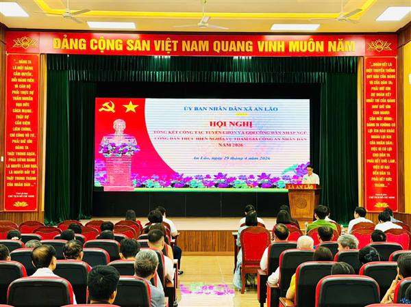 Xã An Lão tổng kết công tác tuyển quân năm 2026