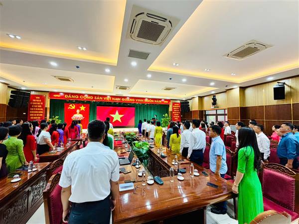 Xã An Lão tổ chức Lễ chào cờ tháng 5/2026