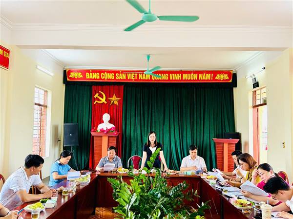 GIÁM SÁT VIỆC THỰC HIỆN PHÁP LUẬT VỀ GIÁO DỤC VÀ CÔNG TÁC QUẢN LÝ TẠI TRƯỜNG MẦM NON TÂN DÂN.