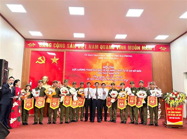  XÃ AN LÃO ĐẠT GIẢI BA TẠI HỘI THI LỰC LƯỢNG THAM GIA BẢO VỆ ANTT Ở CƠ SỞ GIỎI KHU VỰC SỐ 6