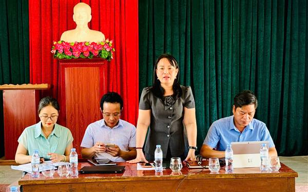 CÁC ĐOÀN CÔNG TÁC CỦA ĐẢNG UỶ XÃ AN LÃO LÀM VIỆC VỚI CÁC THÔN ĐÁNH GIÁ TÌNH HÌNH THỰC HIỆN NHIỆM VỤ 5 THÁNG ĐẦU NĂM 2026.