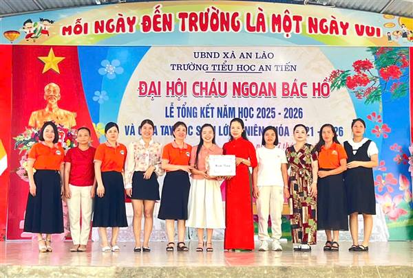 TRƯỜNG TIỂU HỌC AN TIẾN TỔ CHỨC ĐẠI HỘI CHÁU NGOAN BÁC HỒ, TỔNG KẾT NĂM HỌC 2025–2026