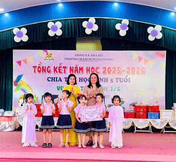 TRƯỜNG MẦM NON AN THẮNG TỔ CHỨC LIÊN HOAN “BÉ KHỎE - NGOAN - THÔNG MINH” NĂM HỌC 2025 - 2026