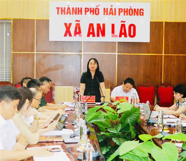 UBND XÃ AN LÃO ĐÁNH GIÁ KẾT QUẢ THỰC HIỆN NHIỆM VỤ 6 THÁNG ĐẦU NĂM 2026