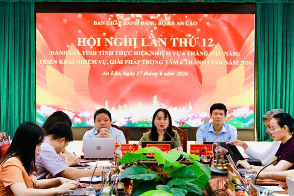 ĐẢNG BỘ XÃ AN LÃO TẬP TRUNG THÁO GỠ KHÓ KHĂN, QUYẾT TÂM HOÀN THÀNH CÁC MỤC TIÊU NĂM 2026.