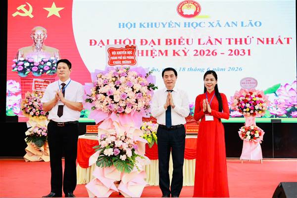 Đại hội Hội khuyến học xã An Lão lần thứ I nhiệm kỳ 2026-2031.