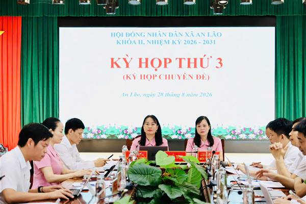 HĐND xã An Lão thông qua 3 nghị quyết tại Kỳ họp thứ 3