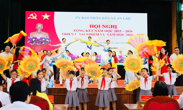 XÃ AN LÃO TỔNG KẾT NĂM HỌC 2025 - 2026, TRIỂN KHAI NHIỆM VỤ NĂM HỌC MỚI