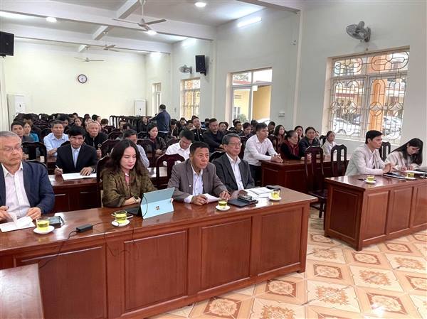 Hội thảo dự án "Nâng cao hiệu quả quản lý nước tưới trong hệ thống tưới tự chảy trong khu vực ASEAN" tại phường An Phong