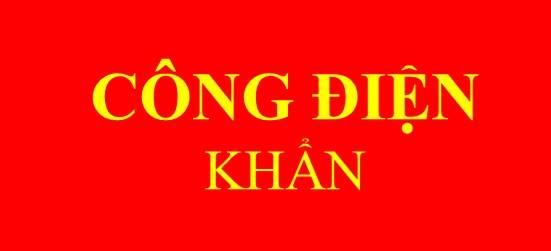 Ủy ban nhân dân phường An Phong ra công điện khẩn về việc phòng chống cơn bão số 3