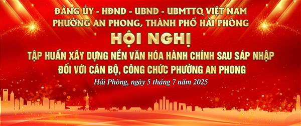 Phường An Phong tổ chức tập huấn “Xây dựng nền văn hóa hành chính sau sáp nhập” cho đội ngũ cán bộ, công chức, viên chức