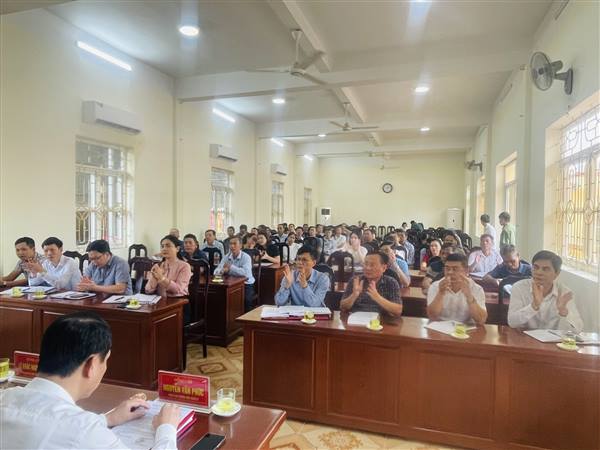 PHƯỜNG AN PHONG TỔ CHỨC HỘI NGHỊ GIAO BAN ĐÁNH GIÁ MÔ HÌNH CHÍNH QUYỀN ĐỊA PHƯƠNG 2 CẤP