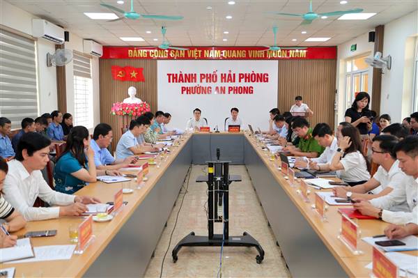Đảng ủy phường An Phong tổ chức Hội nghị Ban Chấp hành Đảng bộ phường sơ kết công tác quý I, triển khai phương hướng, nhiệm vụ quý II năm 2026
