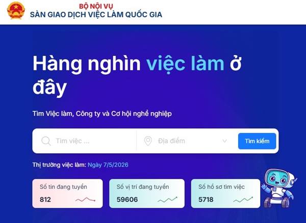 Triển khai sàn giao dịch việc làm Quốc gia (phiên bản thử nghiệm) - Kết nối cơ hội việc làm hoàn toàn miễn phí