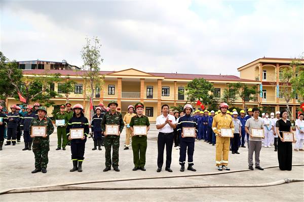 Phường An Phong diễn tập phòng thủ dân sự năm 2026