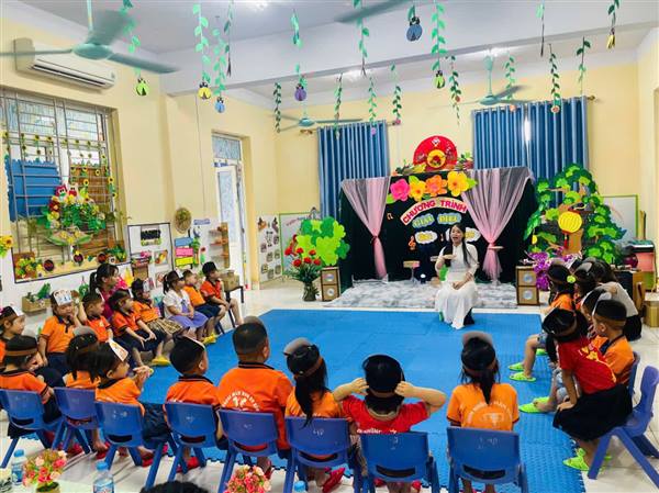 Trường Mầm non An Bình tổ chức hội thi giáo viên giỏi cấp trường