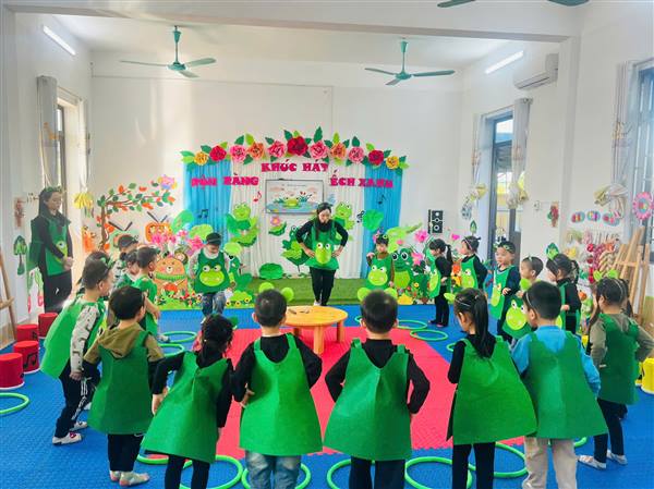 Trường mầm non Cộng Hòa tổ chức Hội thi Giáo viên giỏi