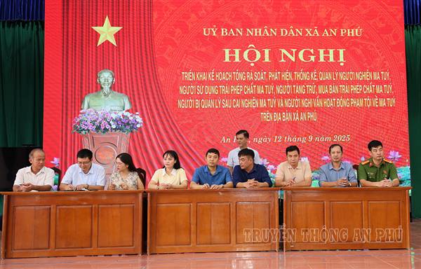 UBND xã triển khai tổng rà soát người nghiện, người sử dụng trái phép chất ma túy, quản lý người sau cai nghiện ma túy và giải quyết tình hình ma túy trên địa bàn xã.