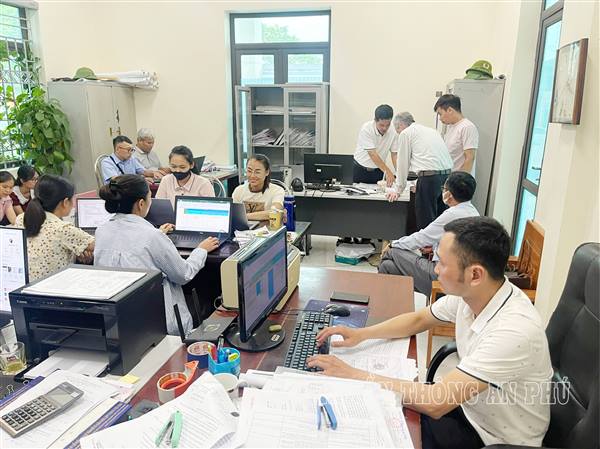 An Phú làm sạch dữ liệu đất đai đạt 93%
