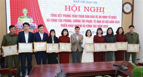 Xã An Phú tổng kết phong trào toàn dân bảo vệ an ninh Tổ quốc và công tác phòng, chống tội phạm, tệ nạn xã hội năm 2025, triển khai nhiệm vụ công tác năm 2026