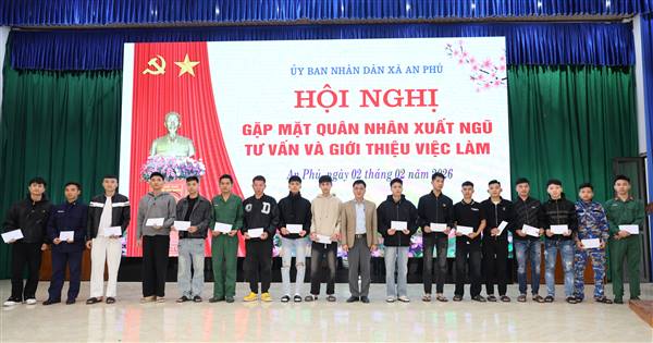 Xã An Phú tổ chức hội nghị gặp mặt quân nhân xuất ngũ, tư vấn và giới thiệu việc làm