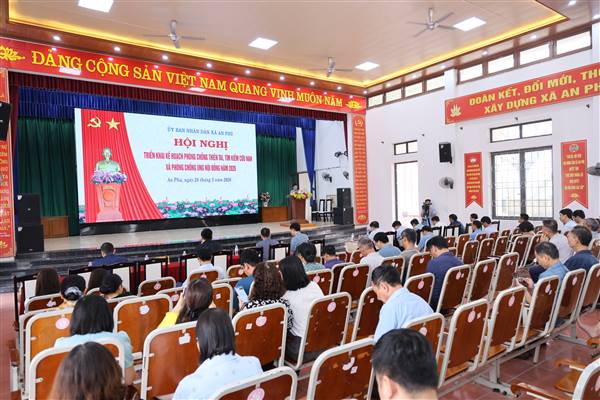 An Phú triển khai nhiệm vụ phòng, chống thiên tai, tìm kiếm cứu nạn và chống úng nội đồng năm 2026