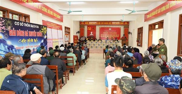 Các ứng cử viên đại biểu HĐND xã thuộc Đơn vị bầu cử số 01 hoàn thành việc vận động bầu cử
