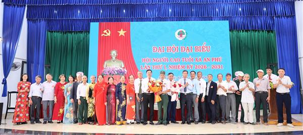 Xã An Phú tổ chức thành công Đại hội đại biểu Người cao tuổi xã An phú lần thứ nhất, nhiệm kỳ 2026 – 2031