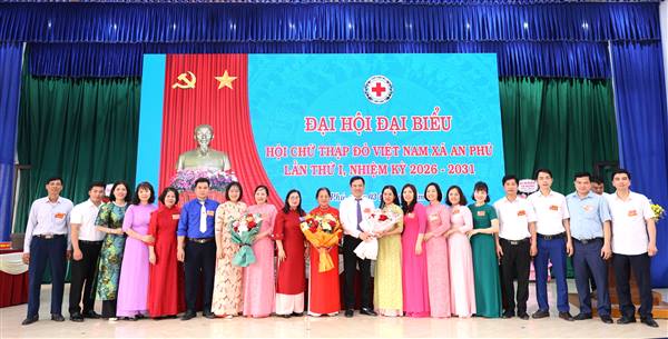 Xã An Phú tổ chức thành công Đại hội Hội Chữ thập đỏ Việt Nam xã lần thứ I, nhiệm kỳ 2026–2031.