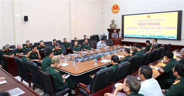 Hội Cựu chiến binh xã An Phú triển khai nhiệm vụ Quý II năm 2026