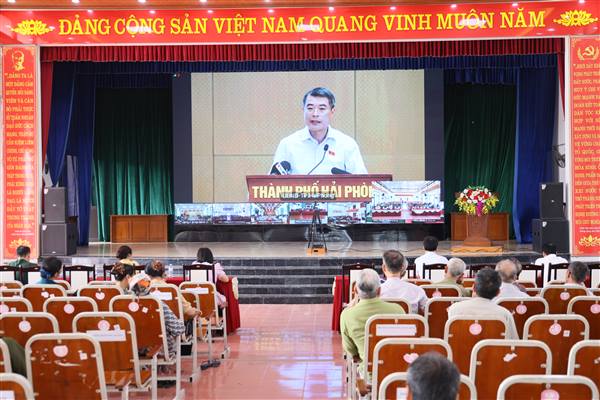 Xã An Phú tham dự trực tuyến Hội nghị tiếp xúc cử tri của Đoàn đại biểu Quốc hội thành phố sau Kỳ họp thứ nhất, Quốc hội khóa XVI