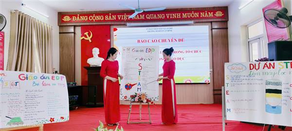 Trường Mầm non An Bình – Gieo mầm sáng tạo từ những trải nghiệm STEAM