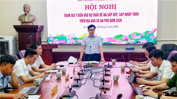 Ban Thường vụ Đảng ủy xã An Phú cho ý kiến vào Đề án Sắp xếp, sáp nhập thôn trên địa bàn xã năm 2026