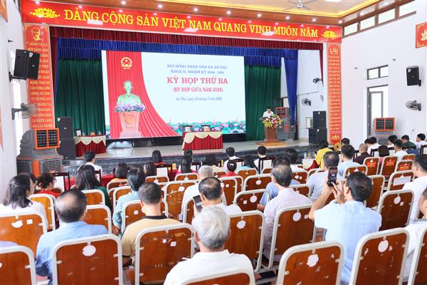 HĐND xã An Phú khóa II tổ chức Kỳ họp thứ Ba, quyết nghị nhiều nội dung quan trọng