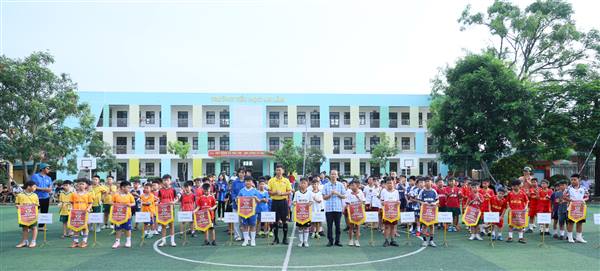 Khai mạc Giải bóng đá U10 xã An Phú năm 2026