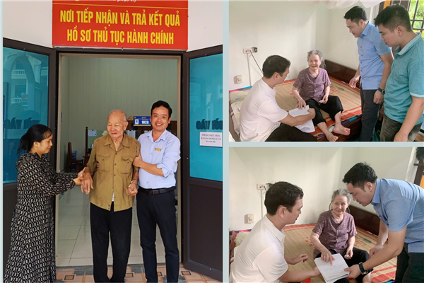 Hỗ trợ người yếu thế giải quyết thủ tục hành chính, vì nhân dân phục vụ