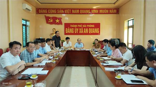 Xã An Quang tập trung tháo gỡ khó khăn, đẩy nhanh tiến độ các dự án