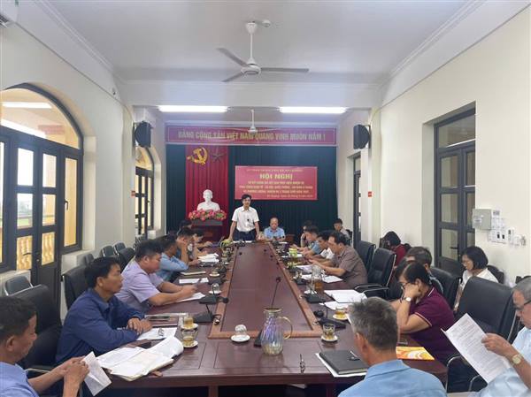 UBND XÃ AN QUANG TỔ CHỨC HỘI NGHỊ SƠ KẾT 9 THÁNG, TRIÊN KHAI PHƯƠNG HƯỚNG NHIỆM VỤ 3 THÁNG CUỐI NĂM 2025