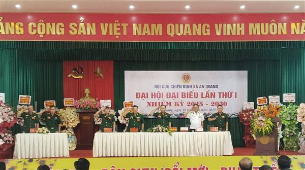 ĐẠI HỘI ĐẠI BIỂU HỘI CỰU CHIẾN BINH XÃ AN QUANG LẦN THỨ I, NHIỆM KỲ 2025 – 2030